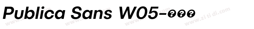 Publica Sans W05字体转换
